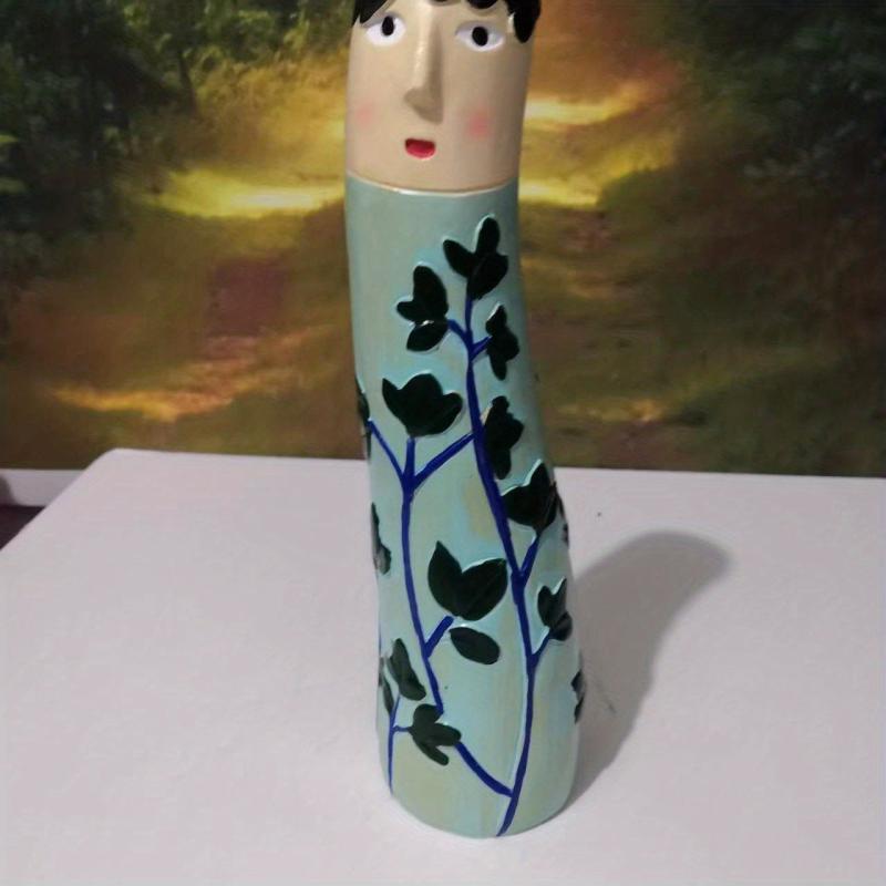 Bohemian Vase Statue Funny Human Vase Home Decoration