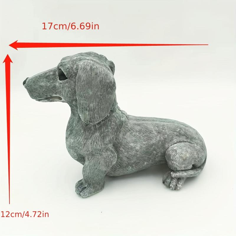 Garden Dog Statues Creative Resin Crafts Ornaments Indoor Outdoor Decor