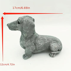 Garden Dog Statues Creative Resin Crafts Ornaments Indoor Outdoor Decor