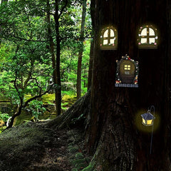 Resin Mini Fairy Doors and Windows for Garden Decor