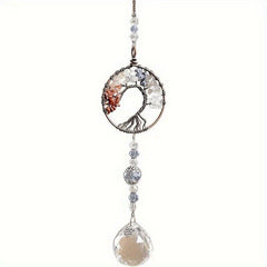 Crystal Tree Of Life Sun Catcher with Prisms