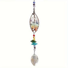 Crystal Tree Of Life Sun Catcher with Prisms