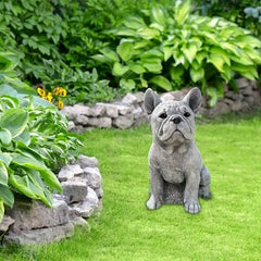 Dog Ornament Statue Resin Decoration Home Garden Yard Outdoor Decor