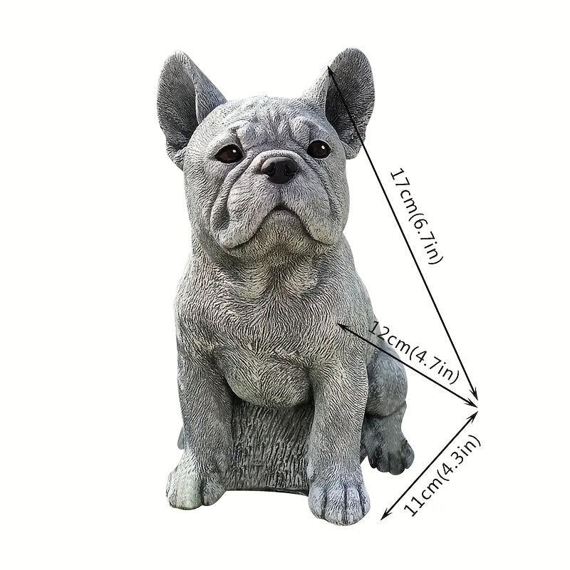 Dog Ornament Statue Resin Decoration Home Garden Yard Outdoor Decor