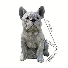 Dog Ornament Statue Resin Decoration Home Garden Yard Outdoor Decor
