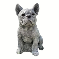 Dog Ornament Statue Resin Decoration Home Garden Yard Outdoor Decor