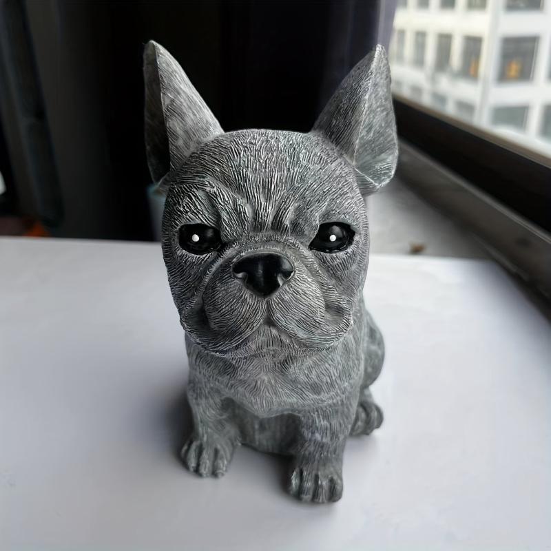 Dog Ornament Statue Resin Decoration Home Garden Yard Outdoor Decor
