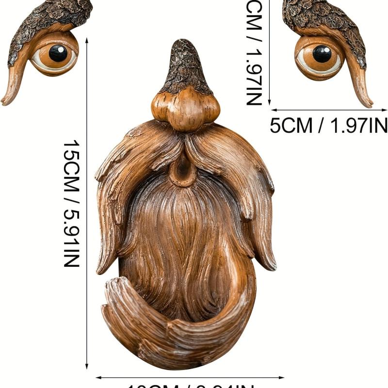 Tree Face Decor Bird Feeder - Holiday Cheer for Patio, Lawn, Yard