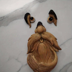 Tree Face Decor Bird Feeder - Holiday Cheer for Patio, Lawn, Yard