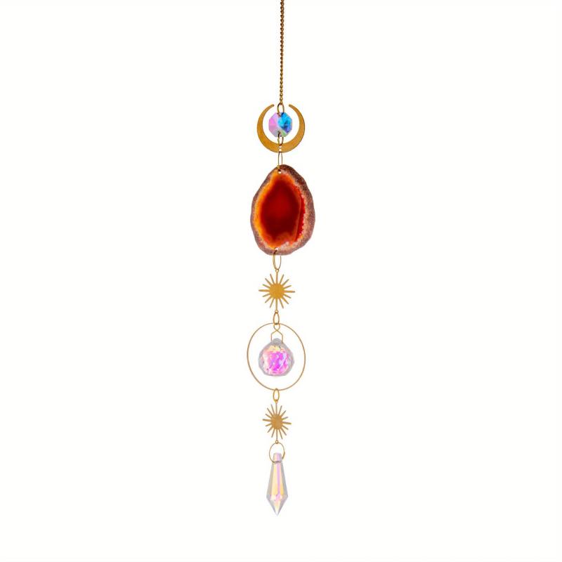 Crystal Agate Sun Catcher for Windows - Hanging Window Decor