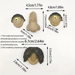 Bark Glowing Tree Face Monster Ornament 8.56 cm