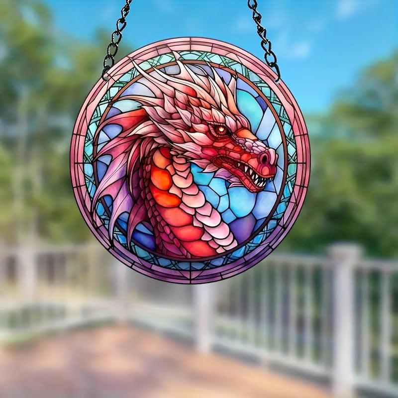 Acrylic Dragon Hanging Sun Catcher Window Pendant Rainbow Maker