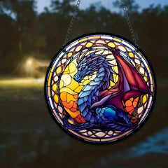 Acrylic Dragon Hanging Sun Catcher Window Pendant Rainbow Maker