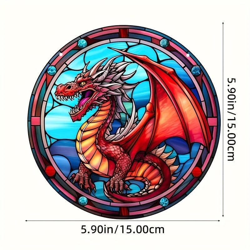 Acrylic Dragon Hanging Sun Catcher Window Pendant Rainbow Maker