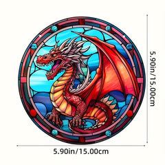 Acrylic Dragon Hanging Sun Catcher Window Pendant Rainbow Maker