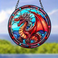Acrylic Dragon Hanging Sun Catcher Window Pendant Rainbow Maker