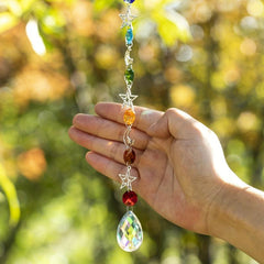 Crystal Sun Catcher Wind Chime for Wedding Home Car