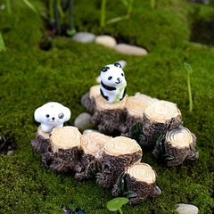 Tree Stump Landscape Ornament for Home Garden Decor