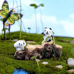 Tree Stump Landscape Ornament for Home Garden Decor