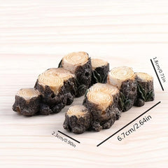 Tree Stump Landscape Ornament for Home Garden Decor