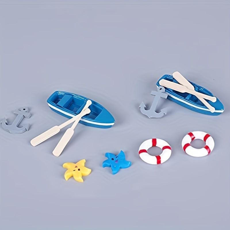 12pcs Beach Style Ornament Kit for Fairy Garden