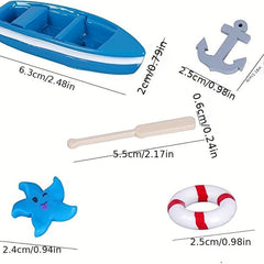 12pcs Beach Style Ornament Kit for Fairy Garden