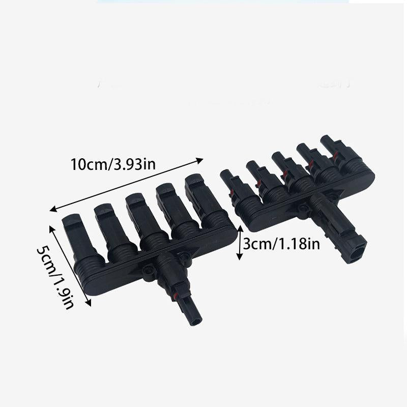 MC4 Cable Coupler 5 in 1 T Type Parallel Connection