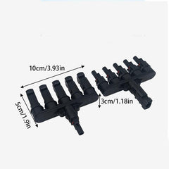 MC4 Cable Coupler 5 in 1 T Type Parallel Connection