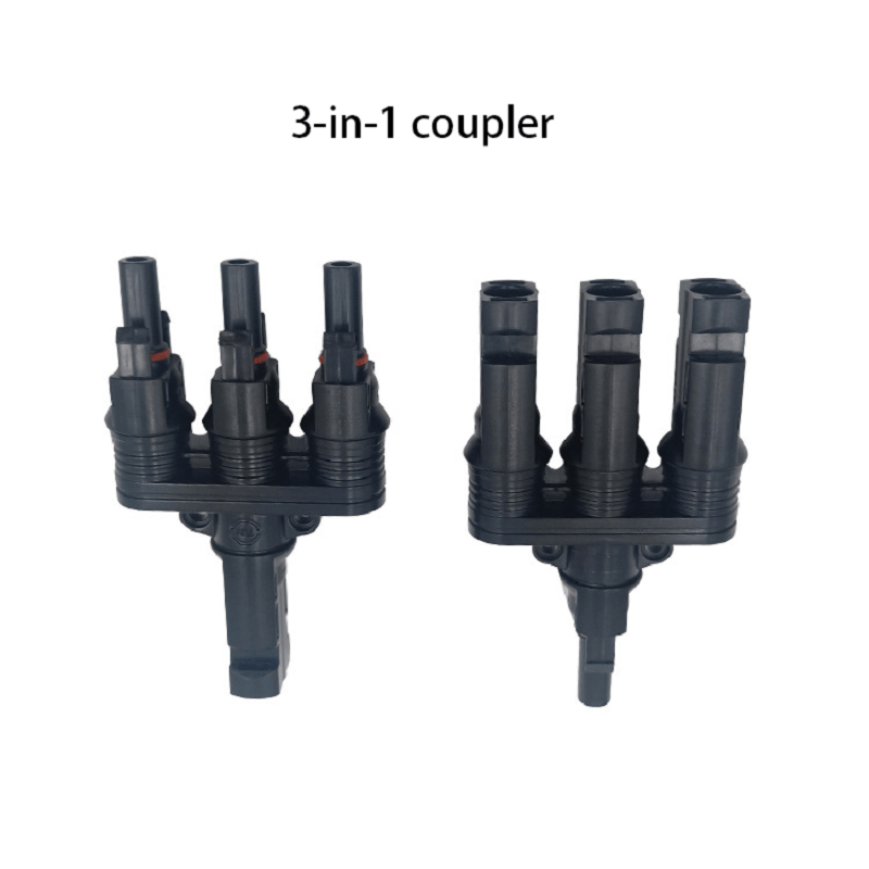 MC4 Cable Coupler 5 in 1 T Type Parallel Connection