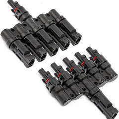 MC4 Cable Coupler 5 in 1 T Type Parallel Connection