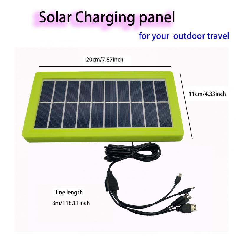 10w 5v Solar Charging Board for Outdoor Camping
