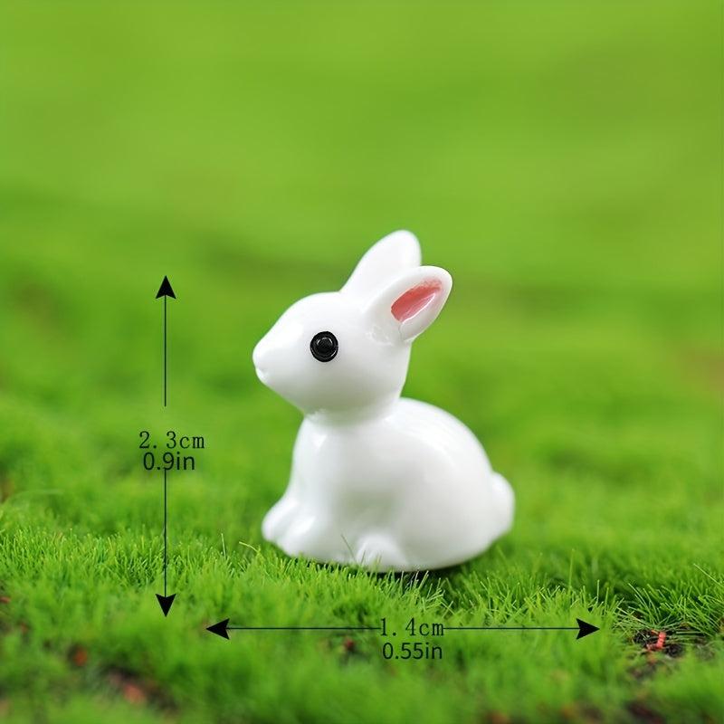 64pc Fairy Garden Animals Mini Ornament Kit Micro Landscape Dollhouse Decor