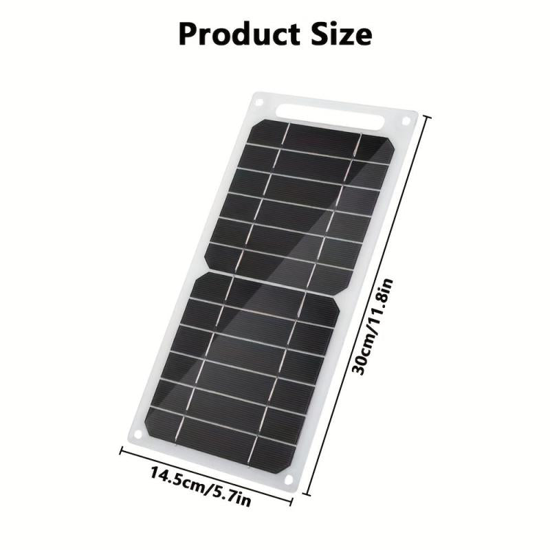 10W IP65 Waterproof Solar Power Charging Board USB Output 5V