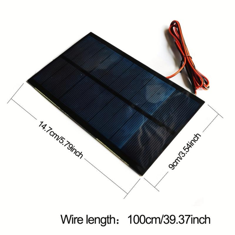 Solar Panel Adhesive Plate 5.5V 240MA 1.32wp Polycrystalline Photovoltaic Panel