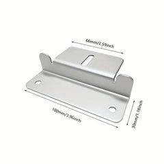 4pcs Solar Panel Mounting Brackets Aluminum Solar Panel Mount With Nuts Bolts