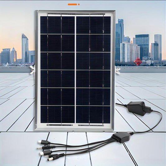 Portable 6V8W Solar Charging Board USB Fast Charge Panel