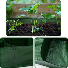 2pcs 35 Gal Elevated Garden Bed Large Planting Bag PE Garden Planting Box