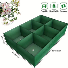 2pcs 35 Gal Elevated Garden Bed Large Planting Bag PE Garden Planting Box