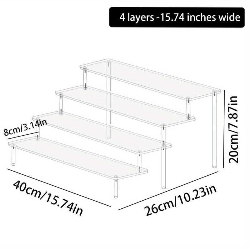 High Transparent Potted Plant Storage Rack Succulent Display Garden Flower Rack