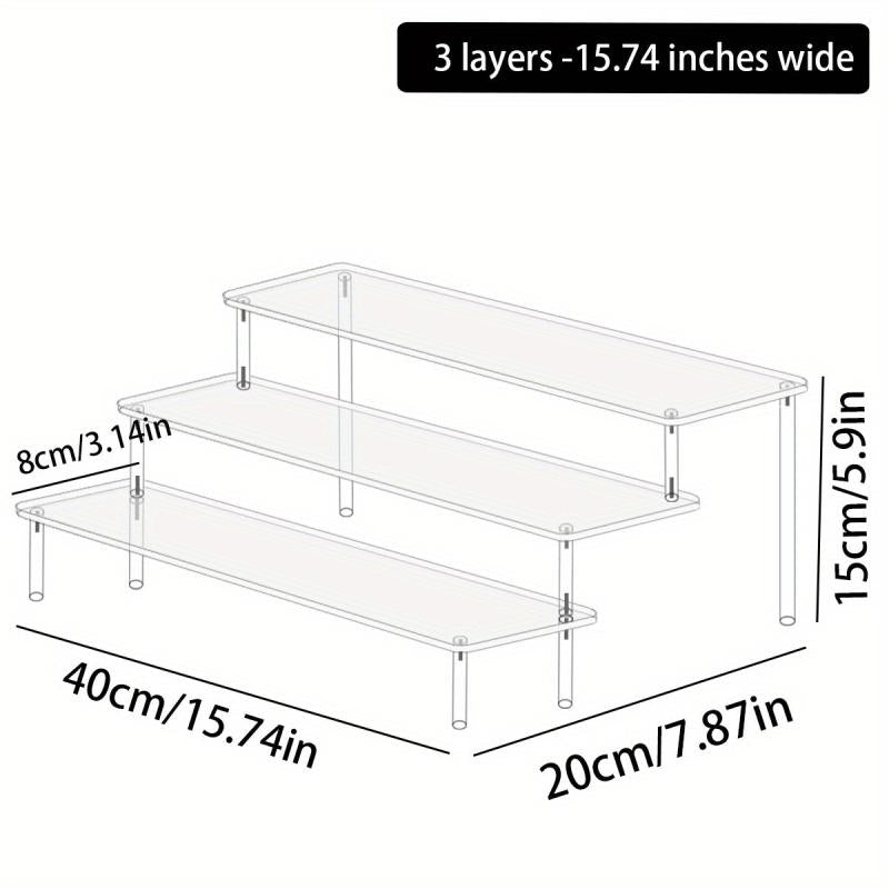 High Transparent Potted Plant Storage Rack Succulent Display Garden Flower Rack