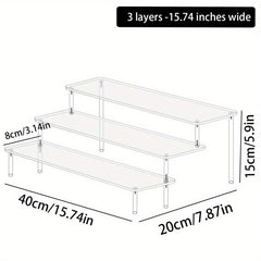 High Transparent Potted Plant Storage Rack Succulent Display Garden Flower Rack