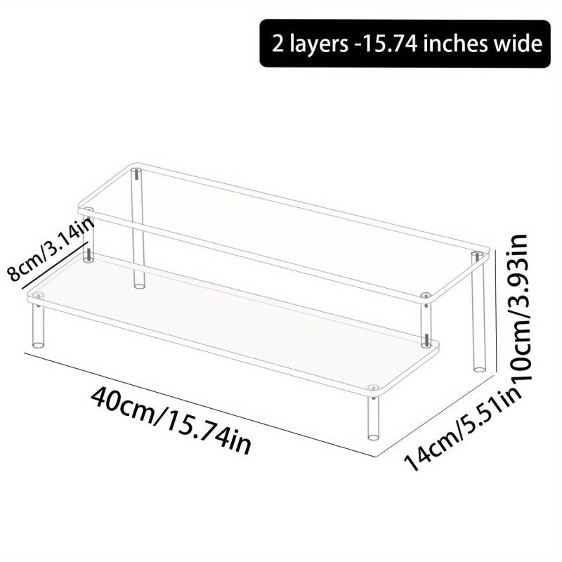 High Transparent Potted Plant Storage Rack Succulent Display Garden Flower Rack