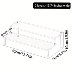 High Transparent Potted Plant Storage Rack Succulent Display Garden Flower Rack