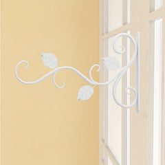 2pcs Hanging Plant Bracket Wrought Iron Planter Hooks Outdoor Indoor Decor