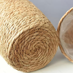 Seagrass Jute Rope Plant Basket Indoor Outdoor Hand Woven Modern Flower Pot