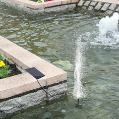 Solar Fountain Pump DIY 6 Nozzles Bird Bath Ponds Pools Gardens Fish Tanks