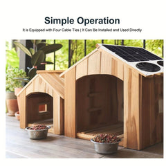 12W Solar Air Purification Exhaust Fan Kitchen Bathroom Universal