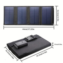 Portable 20W Solar Panel Charger for Phone Charging on the Go