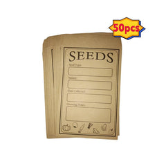 20pcs Self Sealing Seed Packet Envelopes Kraft Seed Saving Envelopes Organizer