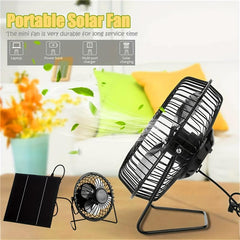 5W USB Solar Exhaust Fan Air Extractor Mini Ventilator
